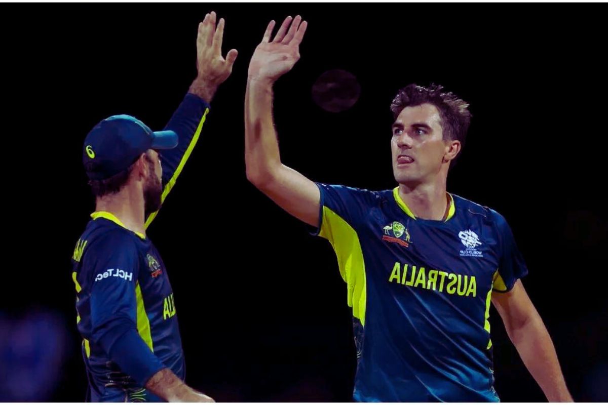 AUS vs AFG - Pat Cummins Makes History with 2nd T20 World Cup Hat-Trick